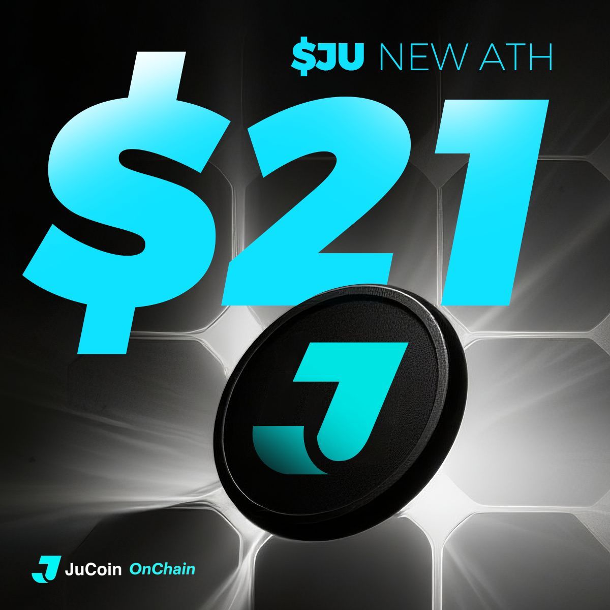  $JU franchit les $21 !